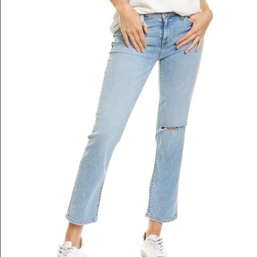 Hudson Nico Vigilance Cropped Straight Leg Size 27